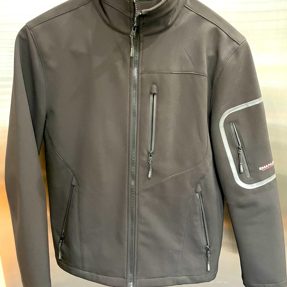 Men’s black rain jacket